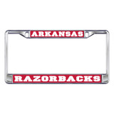 Arkansas Razorbacks Plate_Frame (DOMED AR METAL PLATE FRAME (11088))