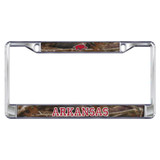 Arkansas Razorbacks Plate_Frame (DOMED CAMO ARK PLATE FRAME (11107))