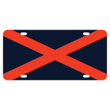 Auburn Tigers TAG (LASER NAVY/ORG ACRYLIC X (12396))