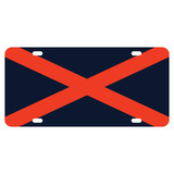 Auburn Tigers TAG (LASER NAVY/ORG ACRYLIC X (12396))