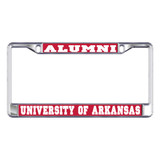 Arkansas Razorbacks Plate_Frame (DOMED AR ALUMNI METAL PLT FRAM (11089))