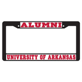 Arkansas Razorbacks Plate_Frame (BLK PLATE FRAME ARK ALUMNI (11027))