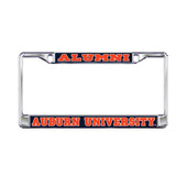 Auburn Tigers Plate Frame (DOMED AU ALUMNI METAL PLT FRAM (12157))