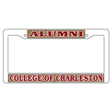 Charleston Cougars Plate Frame (WHT PLATE FRAME C OF C ALUMNI (20633))