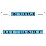 Citadel Bulldogs Plate Frame (WHT PLATE FRAME CITADEL ALUMNI (31534))