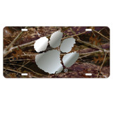 Clemson Tigers Tag (Camo Acrylic with Mirror Logo (14135))