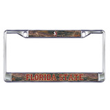 Florida State Seminoles Plate Frame (DOMED CAMO FSU PLATE FRAME (17144))