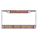 Florida State Seminoles Plate Frame (DOMED FSU ALUMNI METAL FRAME_17123)