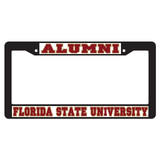 Florida State Seminoles Plate Frame (BLACK PLATE FRAME FSU ALUMNI (17097))