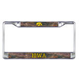 Iowa Plate_Frame (DOMED CAMO IA PLATE FRAME (12550))