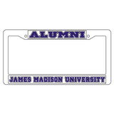 James Madison Plate Frame (WHT PLATE FRAME JMU ALUMNI (24520))