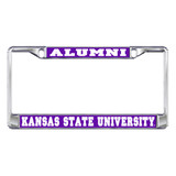 Kansas State Plate_Frame (DOMED K-STATE ALUMNI METAL FRA (21102))