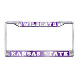 Kansas State Plate_Frame (MIR DOMED K-STATE PLATE FRAME (21142))