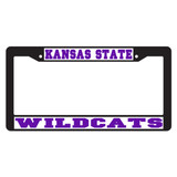 Kansas State Plate_Frame (BLACK PLATE FRAME KSU WILDCATS (21077))