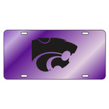 Kansas State TAG (LASER PURPLE BLACK CAT (21054))