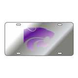 Kansas State TAG (LASER SILVER PURPLE CAT (21053))