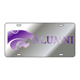 Kansas State TAG (LASER SIL/PUR POWER CAT ALUMNI (21140))