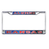 Kansas Plate Frame (MIR DOMED KANSAS ALUMNI FRAME (19132))