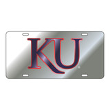 Kansas Tag (LASER SIL RED OUTLINE BLUE KU (19048))