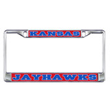 Kansas Plate Frame (DOMED KS METAL PLATE FRAME (19095))