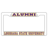 LSU Plate Frame (WHT PLATE FRAME LSU ALUMNI (37019))