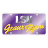 LSU TAG (LASER PUR/SIL/YEL LSU GEAU TIG (37075))