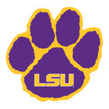 LSU TAG (LASER PUR/SIL/YEL LSU ALUMNI (37068))