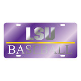 LSU TAG (LASER PUR/SIL/YEL LSU BASEBALL (37066))