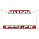 Maryland Plate Frame (WHT PLATE FRAME MD ALUMNI (37517))