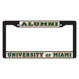 Miami Plate_Frame (BLK PLATE FRAME MIAMI ALUMNI (23522))