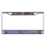 Middle Tennessee Plate_Frame (DOMED CAMO MTSU PLT FRAME (20561))