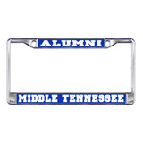 Middle Tennessee Plate_Frame (DOMED MTSU ALUMNI METAL FRAME (20538))