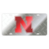 Nebraska Plate_Frame (LASER N DIAMOND BACK SATIN TAG (27111))