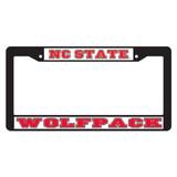 North Carolina State Plate_Frame (BLACK PLATE FRAME NCST WOLFPAC (26066))