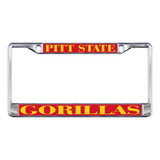 Pittsburg State (KS) Plate_Frame (DOMED PITT ST METAL PLATE FRAM (41040))