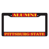 Pittsburg State (KS) Plate_Frame (BLK PLATE FRAME PSU ALUMNI (41036))