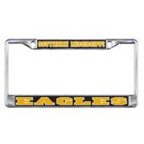 Southern Mississippi Plate Frame (DOMED SO MISS METAL PLATE FRAM (11842))