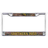 Southern Mississippi Plate Frame (DOMED CAMO SO MS PLT FRAME_11862)