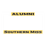 Southern Mississippi Plate Frame (WHT PLATE FRAME SO MISS ALUMNI (11838))