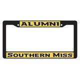 Southern Mississippi Plate Frame (BLK PLATE FRAME SO MISS ALUMNI (11837))