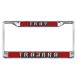 Troy Plate Frame (DOMED TROY TROJANS PLATE FRAME (44513))