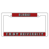 Troy Plate Frame (WHT PLATE FRAME TROY ALUMNI (44521))