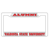 Valdosta State Plate Frame (WHT PLATE FRAME VSU ALUMNI (43011))