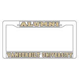 Vanderbilt Plate_Frame (WHT PLATE FRAME VANDY ALUMNI (25521))