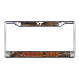 Virginia Tech Plate_Frame (DOMED CAMO VA TECH PLT FRAME (34179))