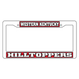 Western Kentucky Plate_Frame (WHT PLATE FRAME WKU HILLTOPPER (41528))