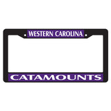 Western Carolina Plate Frame (BLK PLATE FRAME WEST CAR CATAM (20242))