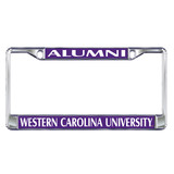 Western Carolina Plate Frame (DOMED WEST CAROLINA ALUM FRAME (20253))