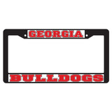 Georgia Bulldogs Plate Frame (BLACK PLATE FRAME GA BULLDOGS (04333))