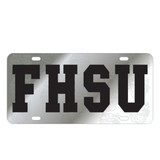 Fort Hays State TAG (LASER SIL/BLK FHSU SYMBOL BACK (98102))